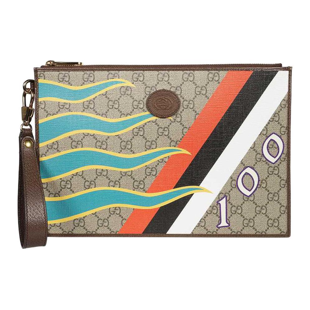 GUCCI Клатч Canvas With Leather мужской Ebony & Brown
GUCCI Клатч Canvas With Leather мужской Ebony & Brown