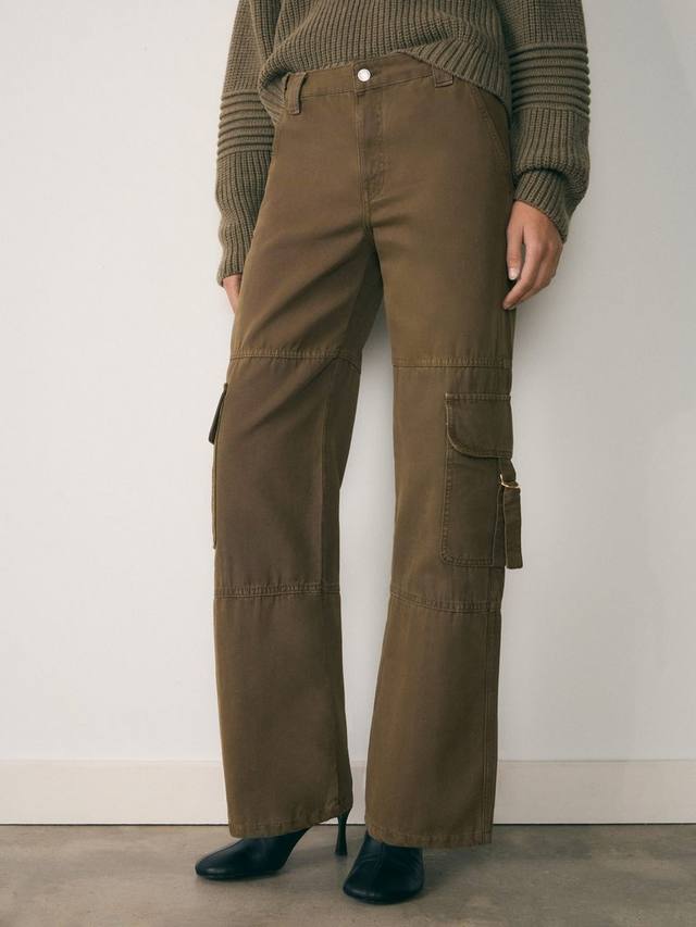 Джинсы-карго софи Mango, хаки
Джинсы-карго софи Mango, хаки