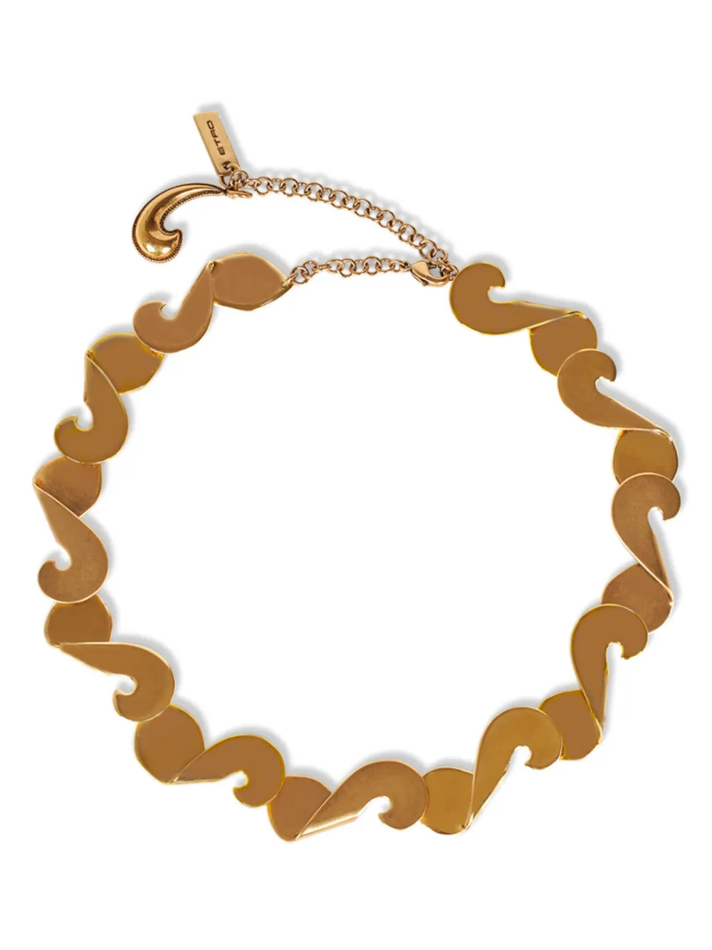 Колье Paisley с подвеской-логотипом ETRO, золотой
Колье Paisley с подвеской-логотипом ETRO, золотой