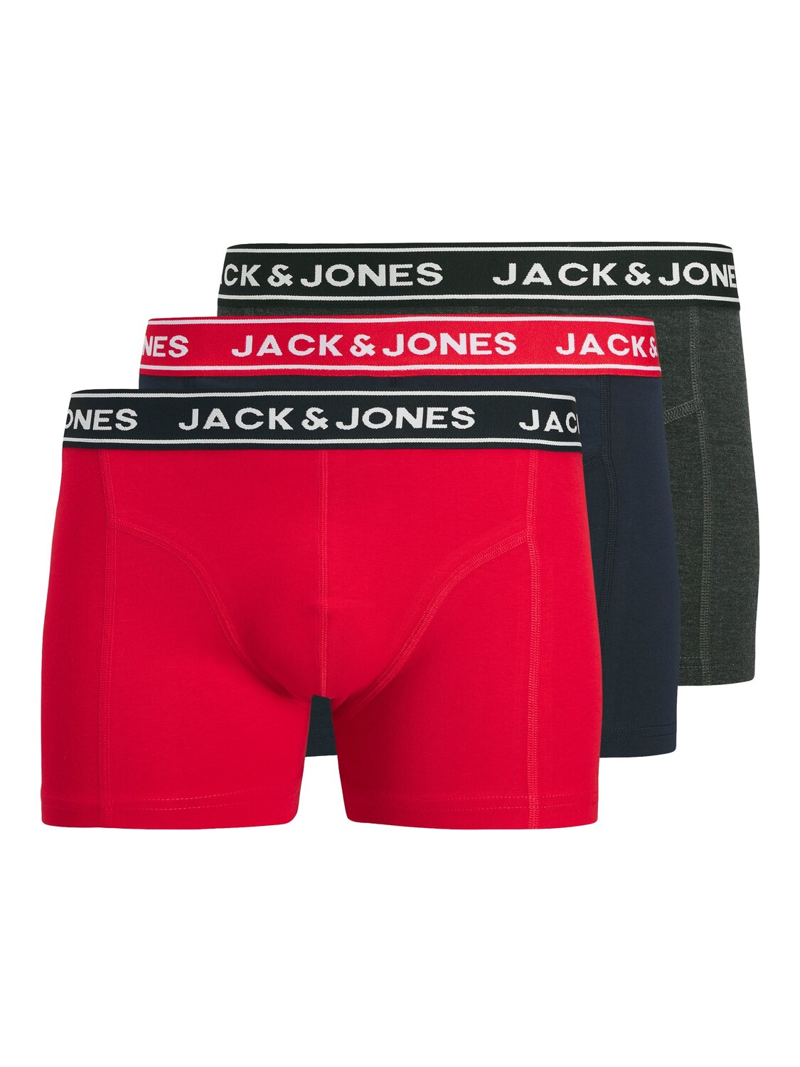 Jack & Jones Plus Боксеры в цвете Navy, Red, Black
Jack & Jones Plus Боксеры в цвете Navy, Red, Black
