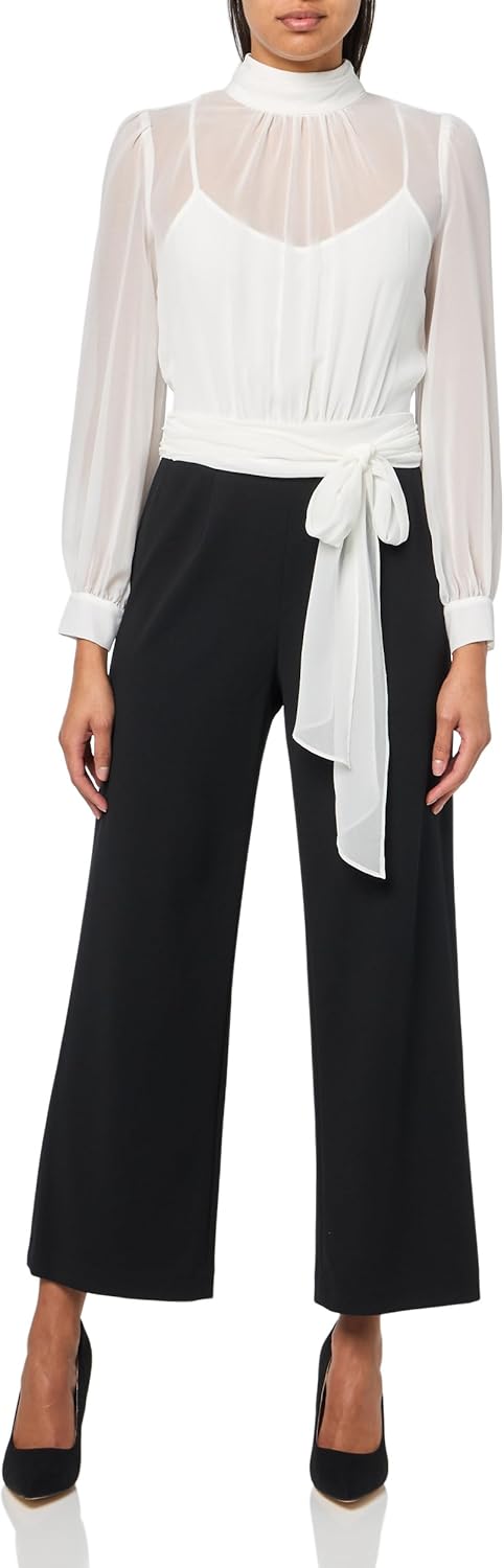 Женский деловой комбинезон Calvin Klein, Cream/Black
Женский деловой комбинезон Calvin Klein, Cream/Black