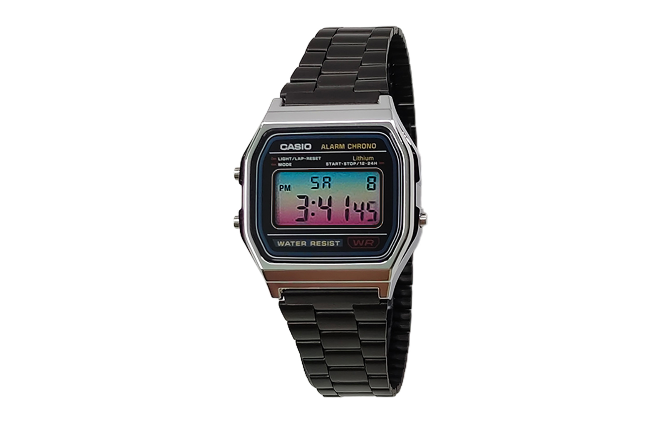 Casio Мужские часы Retrofit Series с кварцевым механизмом, ремешком из нержавеющей стали и черным циферблатом
Casio Мужские часы Retrofit Series с кварцевым механизмом, ремешком из нержавеющей стали и черным циферблатом