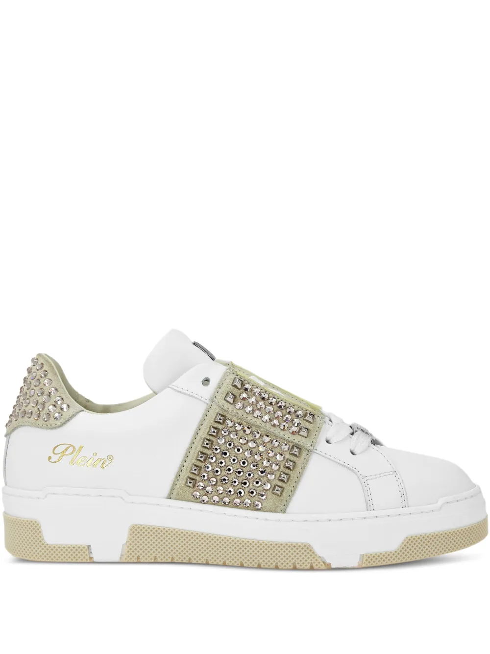 Кроссовки со стразами Philipp Plein, нейтральный
Кроссовки со стразами Philipp Plein, нейтральный