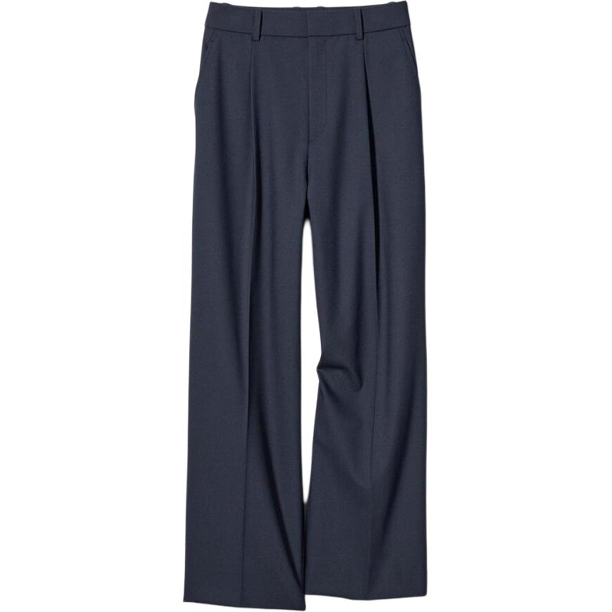 Женские повседневные брюки UNIQLO темно-синие 
Женские повседневные брюки UNIQLO темно-синие