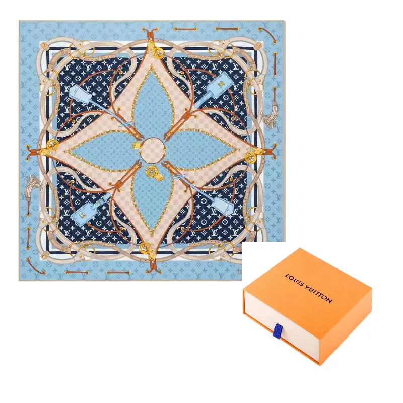 M96124 Цветок и ремешки, квадрат 90 Louis Vuitton, синий
M96124 Цветок и ремешки, квадрат 90 Louis Vuitton, синий