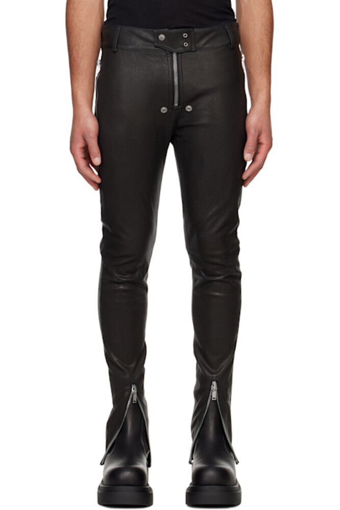 Черные кожаные штаны Hollywood Tyrone Bela Rick Owens
Черные кожаные штаны Hollywood Tyrone Bela Rick Owens