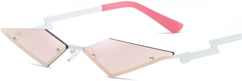 Солнцезащитные очки «кошачий глаз» в металлической оправе, винтажные зеркальные солнцезащитные очки для мужчин и женщин, модные очки треугольной формы для дам UQKY, White Pink
Солнцезащитные очки «кошачий глаз» в металлической оправе, винтажные зеркальные солнцезащитные очки для мужчин и женщин, модные очки треугольной формы для дам UQKY, White Pink