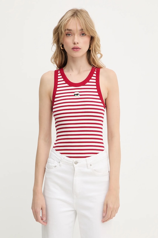 Хлопковый топ IKON Karl Lagerfeld, красный
Хлопковый топ IKON Karl Lagerfeld, красный