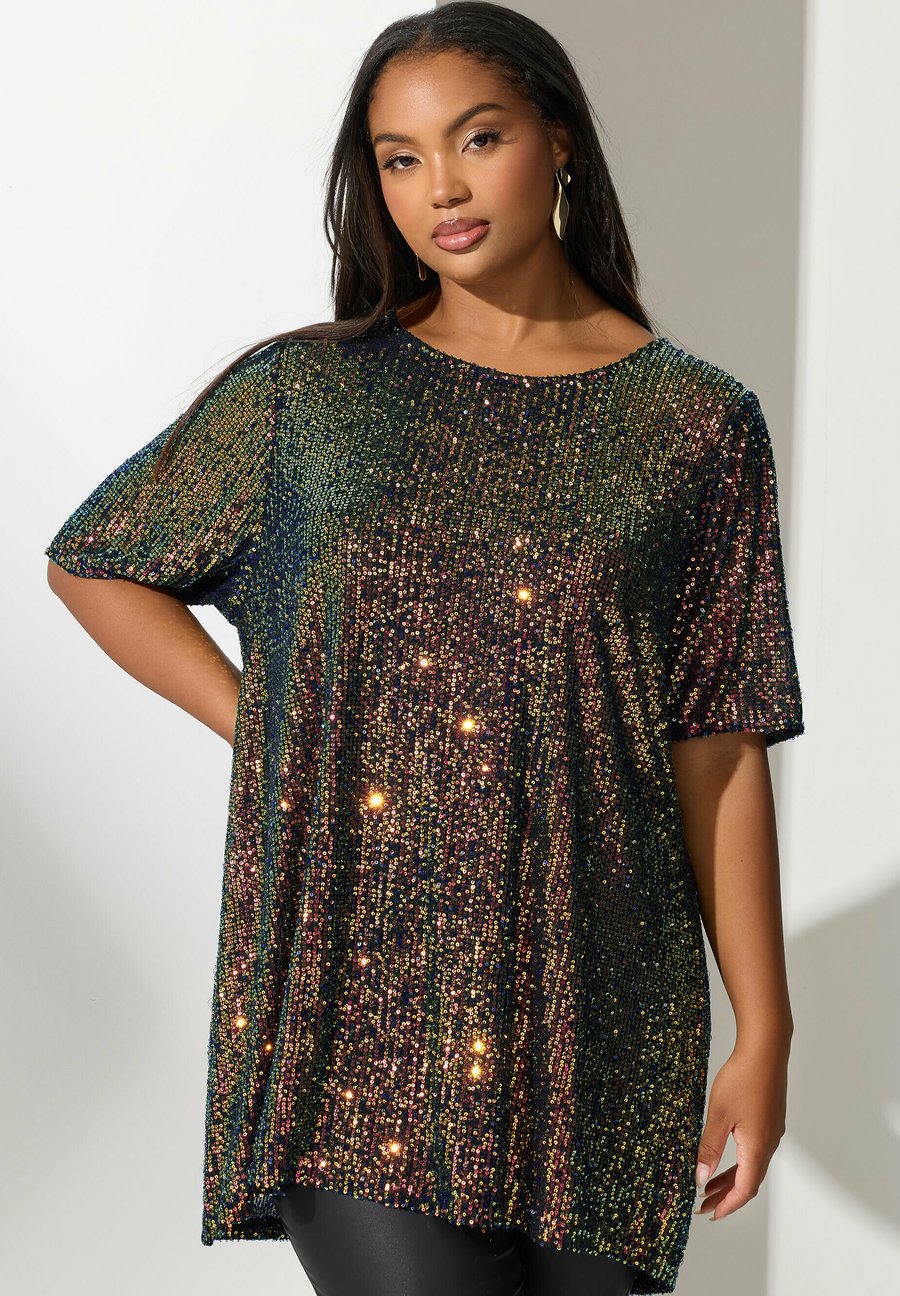 Блуза Yours Clothing SEQUIN , Black/Multi-Coloured
Блуза Yours Clothing SEQUIN , Black/Multi-Coloured