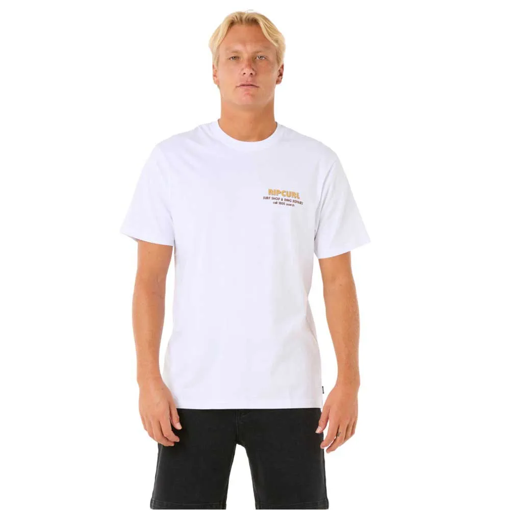 Футболка с коротким рукавом Rip Curl Surf Revival Ding Repair, белый 
Футболка с коротким рукавом Rip Curl Surf Revival Ding Repair, белый