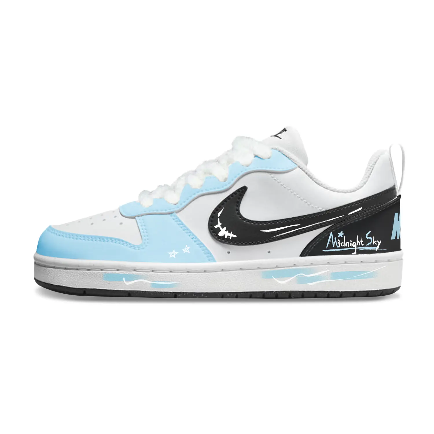 Nike Детские кроссовки для скейтбординга Court Borough Midnight Sky Low, синие, белые, для подростков
Nike Детские кроссовки для скейтбординга Court Borough Midnight Sky Low, синие, белые, для подростков