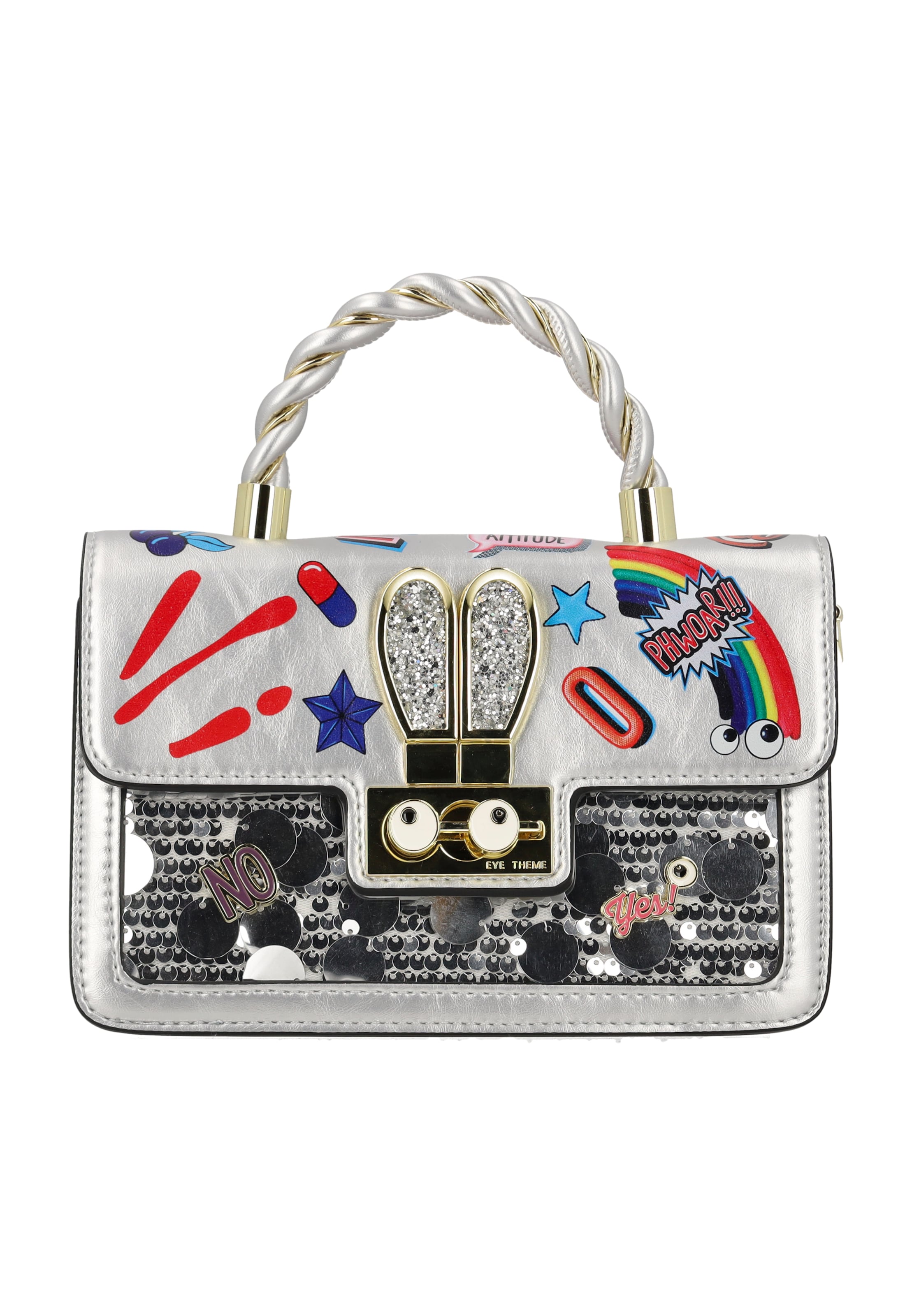MYMO Сумка 'Pop Eyetheme' в серебристом цвете
MYMO Сумка 'Pop Eyetheme' в серебристом цвете