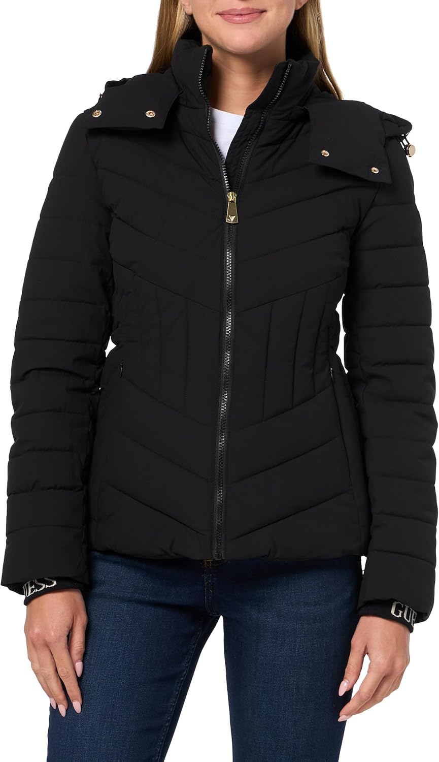 GUESS женская куртка-худи Tania Fitted, Jet Black
GUESS женская куртка-худи Tania Fitted, Jet Black