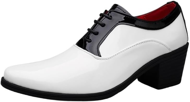 Мужские ботинки из кожи с толстой подошвой, деловой стиль, заостренный носок, высокие каблуки, оксфорды, низкие на шнуровке, для свадьбы, бизнеса и вечеринок Zestrelax, белый
Мужские ботинки из кожи с толстой подошвой, деловой стиль, заостренный носок, высокие каблуки, оксфорды, низкие на шнуровке, для свадьбы, бизнеса и вечеринок Zestrelax, белый