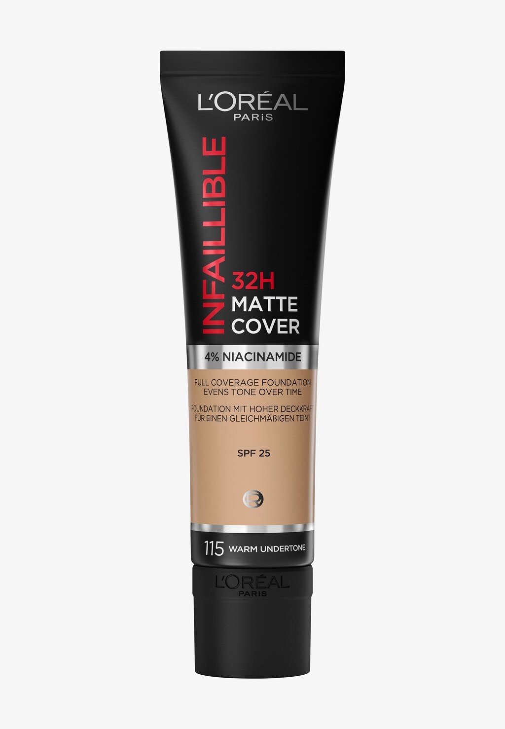 Тональный крем Infaillible 32H Matte Cover L'Oréal Paris, цвет 115 beige dore/golden beige
Тональный крем Infaillible 32H Matte Cover L'Oréal Paris, цвет 115 beige dore/golden beige