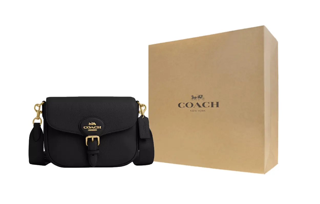 COACH Сумка кросс-боди Amelia Soft Pebbled Leather Medium, черная
COACH Сумка кросс-боди Amelia Soft Pebbled Leather Medium, черная