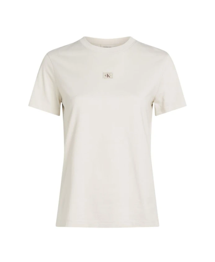 Футболка стандартного кроя с тканой этикеткой Calvin Klein Jeans, бежевый
Футболка стандартного кроя с тканой этикеткой Calvin Klein Jeans, бежевый