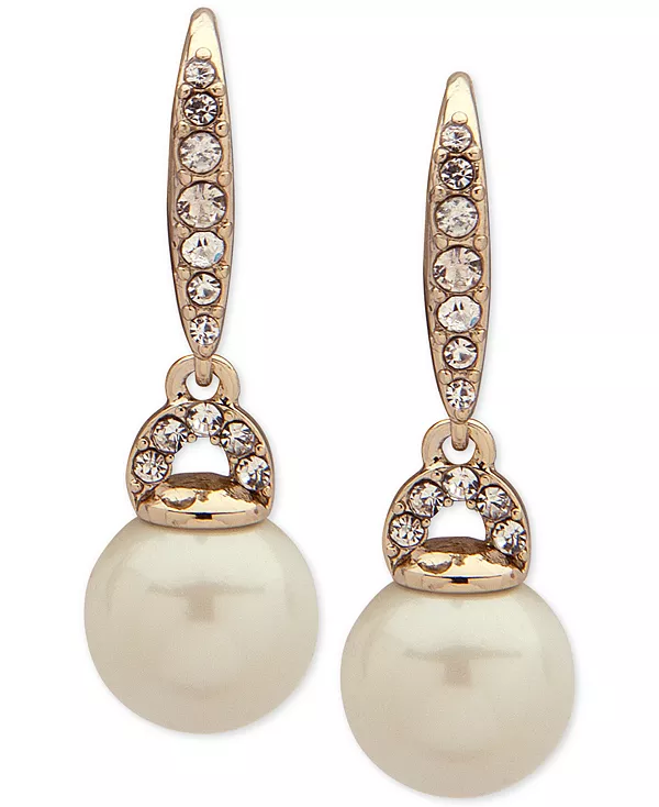 Серьги-Подвески с паве из золота и искусственным жемчугом Lauren Ralph Lauren, pearl
Серьги-Подвески с паве из золота и искусственным жемчугом Lauren Ralph Lauren, pearl
