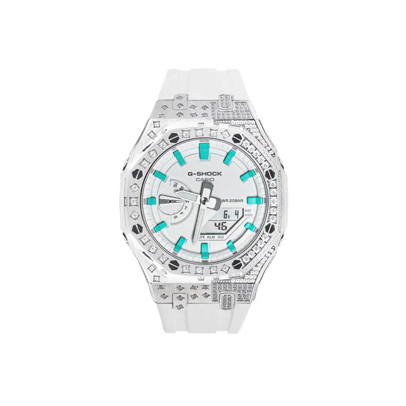 Часы Casio G-Shock Analog-Digital 2100 Series, арт. GA-2100-7A7, белый
Часы Casio G-Shock Analog-Digital 2100 Series, арт. GA-2100-7A7, белый