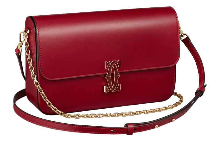 Картье C De Collection Сумка через плечо из телячьей кожи, повседневная женская красная
Картье C De Collection Сумка через плечо из телячьей кожи, повседневная женская красная