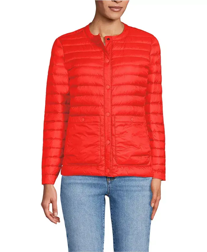 Женская куртка-пуховик Wanderweight без воротника с возможностью упаковки Lands' End, оранжевый
Женская куртка-пуховик Wanderweight без воротника с возможностью упаковки Lands' End, оранжевый