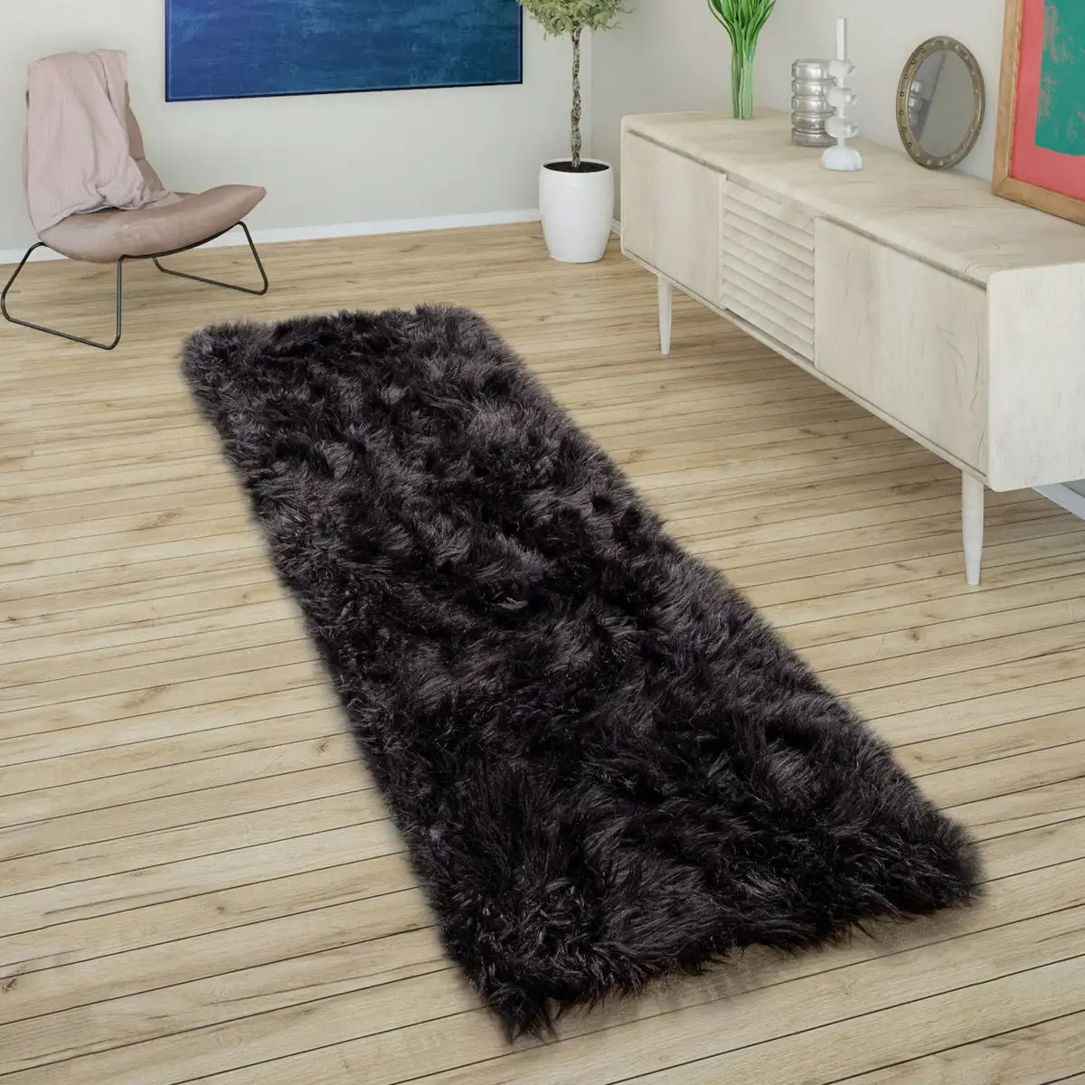 Лохматая дорожка Paco Home "Playa 960", прямоугольная, дорожка, искусственный мех, имитация флокати, мягкая и пушистая, однотонные цвета 50х150 см, черный
Лохматая дорожка Paco Home "Playa 960", прямоугольная, дорожка, искусственный мех, имитация флокати, мягкая и пушистая, однотонные цвета 50х150 см, черный
