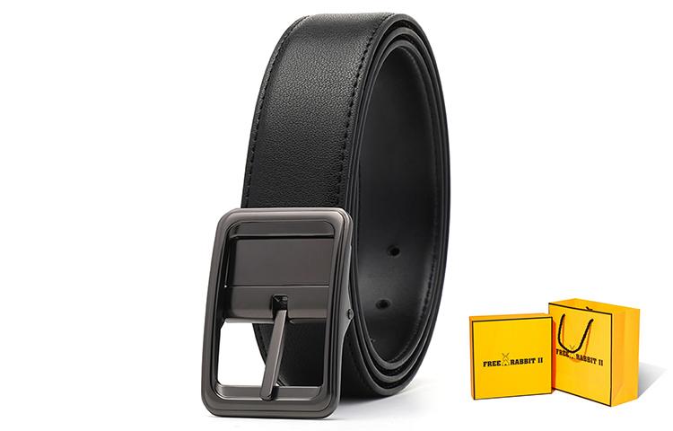 Повседневный кожаный ремень из коровьей кожи с застёжкой-замком FREE RABBITⅡ, чёрный серебристый
Повседневный кожаный ремень из коровьей кожи с застёжкой-замком FREE RABBITⅡ, чёрный серебристый