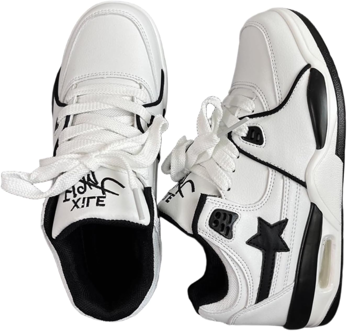 Кроссовки Star Platform для женщин с воздушной подушкой, цветной блок, классические маленькие белые, ретро стиль, для бега и ходьбы Ojqih
Кроссовки Star Platform для женщин с воздушной подушкой, цветной блок, классические маленькие белые, ретро стиль, для бега и ходьбы Ojqih