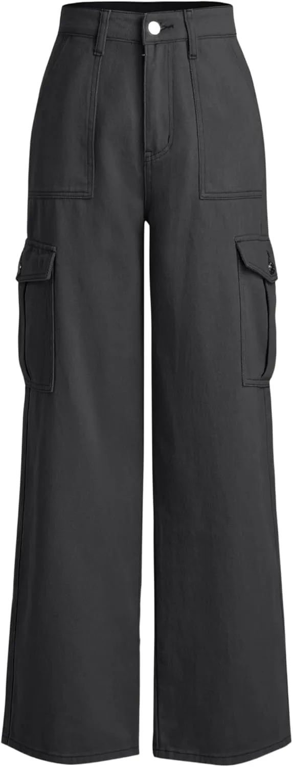 CIDER Alessia Solid Cargo Jeans
CIDER Alessia Solid Cargo Jeans