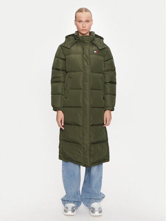 Пуховик стандартного кроя Tommy Jeans, зеленый
Пуховик стандартного кроя Tommy Jeans, зеленый