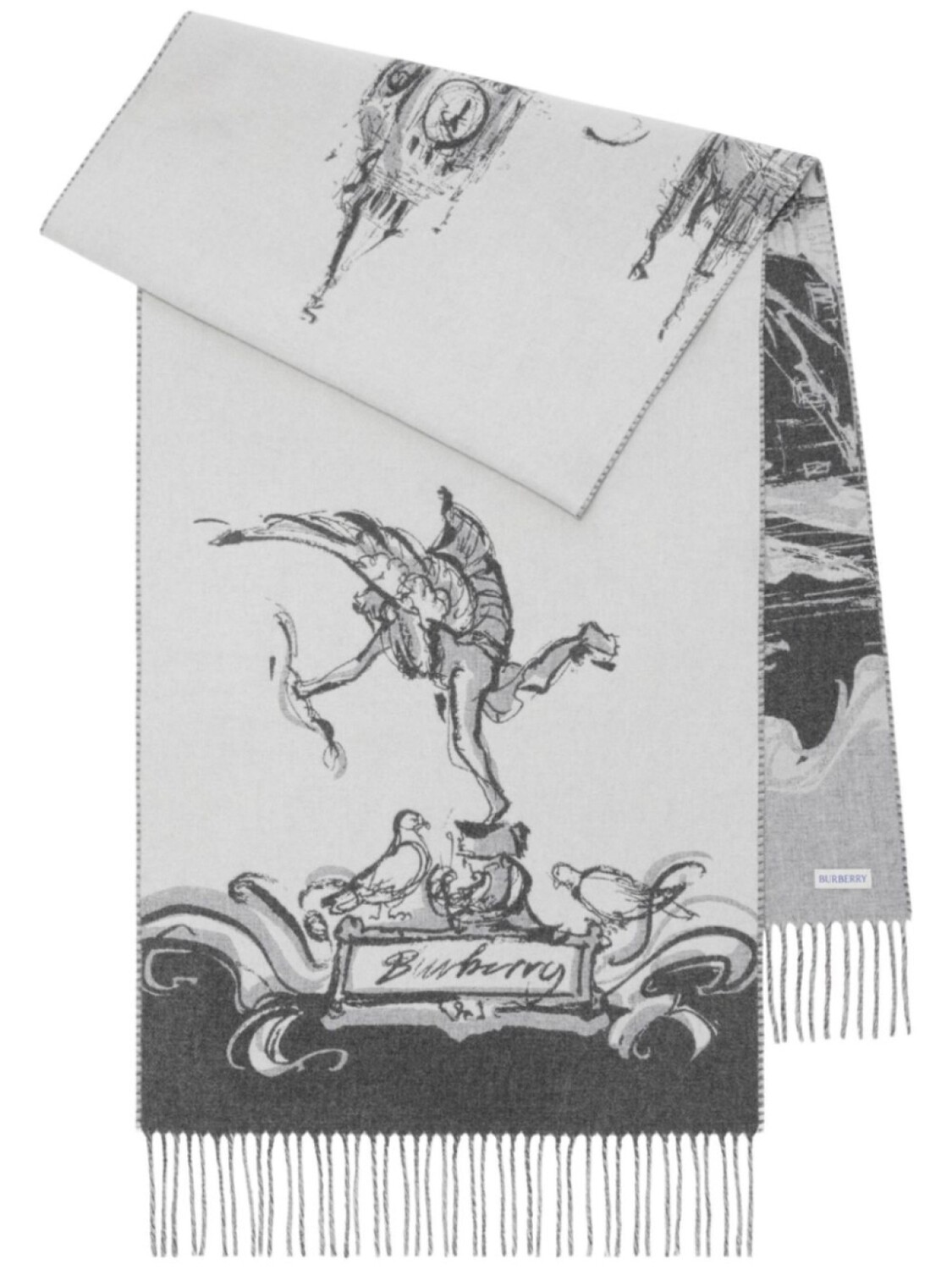 Вестминстерский шарф Burberry, серый
Вестминстерский шарф Burberry, серый