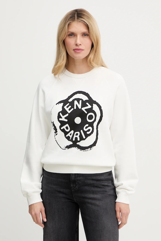 Хлопковая толстовка Kenzo, белый
Хлопковая толстовка Kenzo, белый