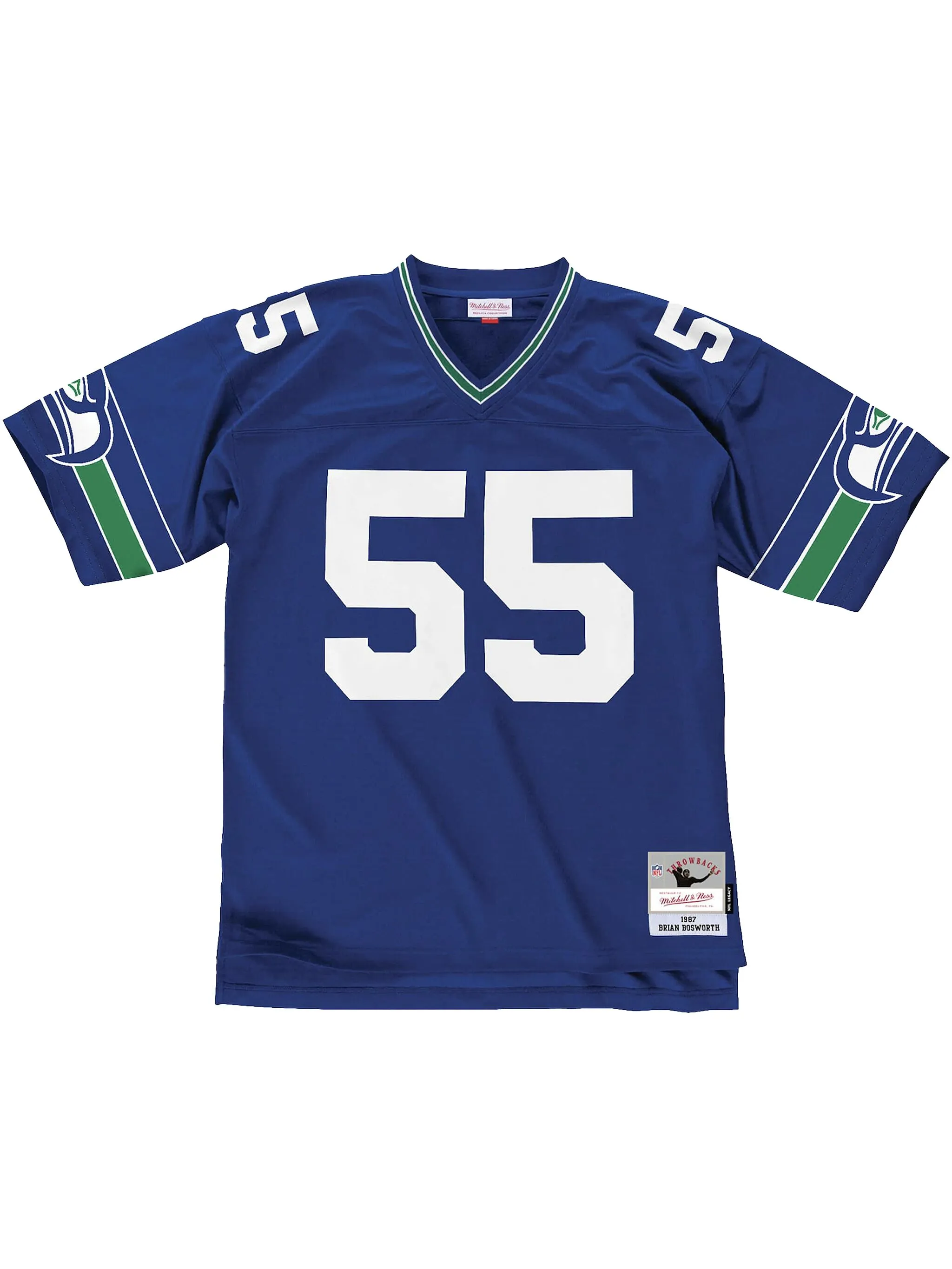 Топ 1987 Brian Bosworth Seattle Seahawks Legacy Player Mitchell & Ness, синий
Топ 1987 Brian Bosworth Seattle Seahawks Legacy Player Mitchell & Ness, синий