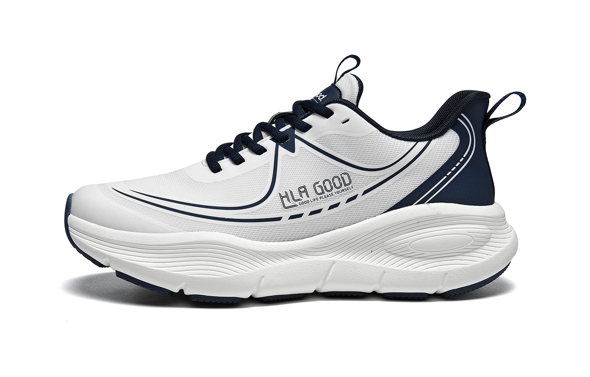 HLA Повседневные туфли мужские низкие, белые, синие/черные, серебристые
HLA Повседневные туфли мужские низкие, белые, синие/черные, серебристые