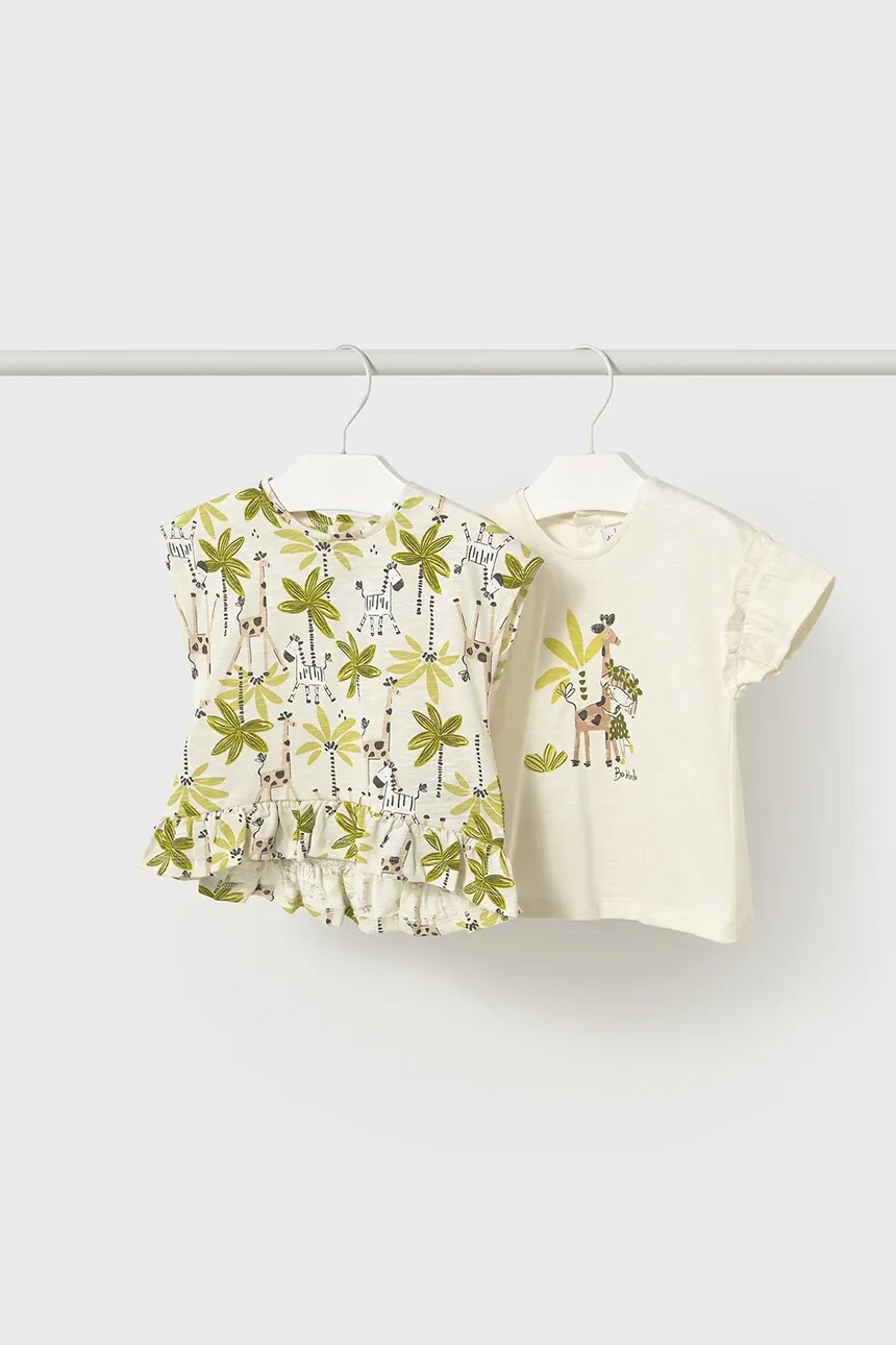 Футболка детская хлопковая, 2 шт. в упаковке Mayoral, зеленый
Футболка детская хлопковая, 2 шт. в упаковке Mayoral, зеленый