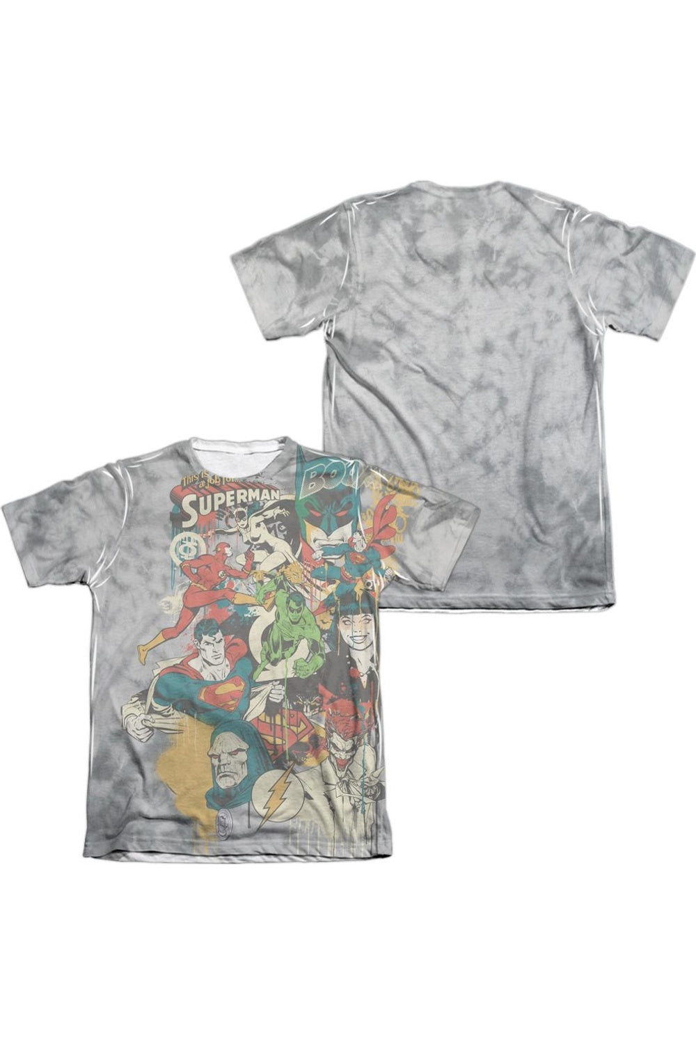 Футболка с коротким рукавом DC Comics Friends Or Foes (принт спереди/сзади) для взрослых 65/35 поли/хлопок Gildan, белый
Футболка с коротким рукавом DC Comics Friends Or Foes (принт спереди/сзади) для взрослых 65/35 поли/хлопок Gildan, белый