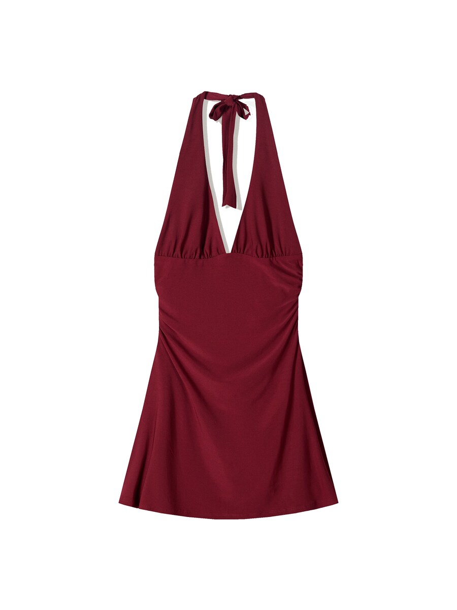 Мини платье Bershka, Ruby red
Мини платье Bershka, Ruby red