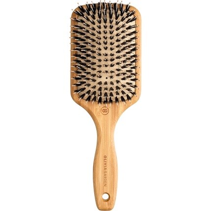 Bamboo Touch Brush Экологичная бамбуковая комбинированная щетка для распутывания волос из нейлона и кабаньей щетины, размер L, Olivia Garden
Bamboo Touch Brush Экологичная бамбуковая комбинированная щетка для распутывания волос из нейлона и кабаньей щетины, размер L, Olivia Garden