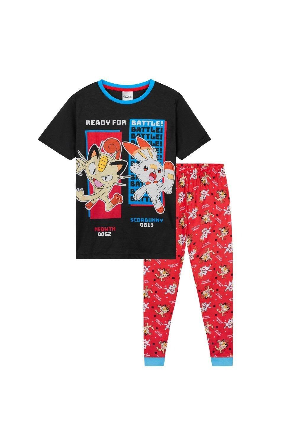 Пижамный комплект с короткими рукавами Pokemon, мультиколор
Пижамный комплект с короткими рукавами Pokemon, мультиколор