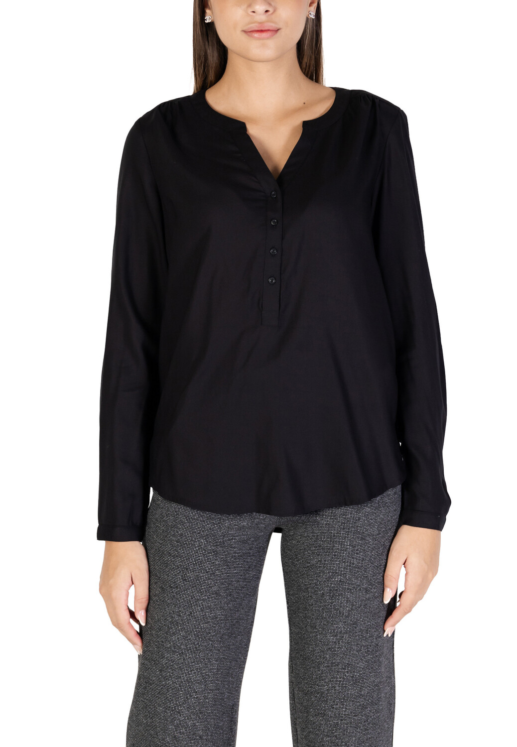 Блуза Street One с треугольным вырезом, черный
Блуза Street One с треугольным вырезом, черный