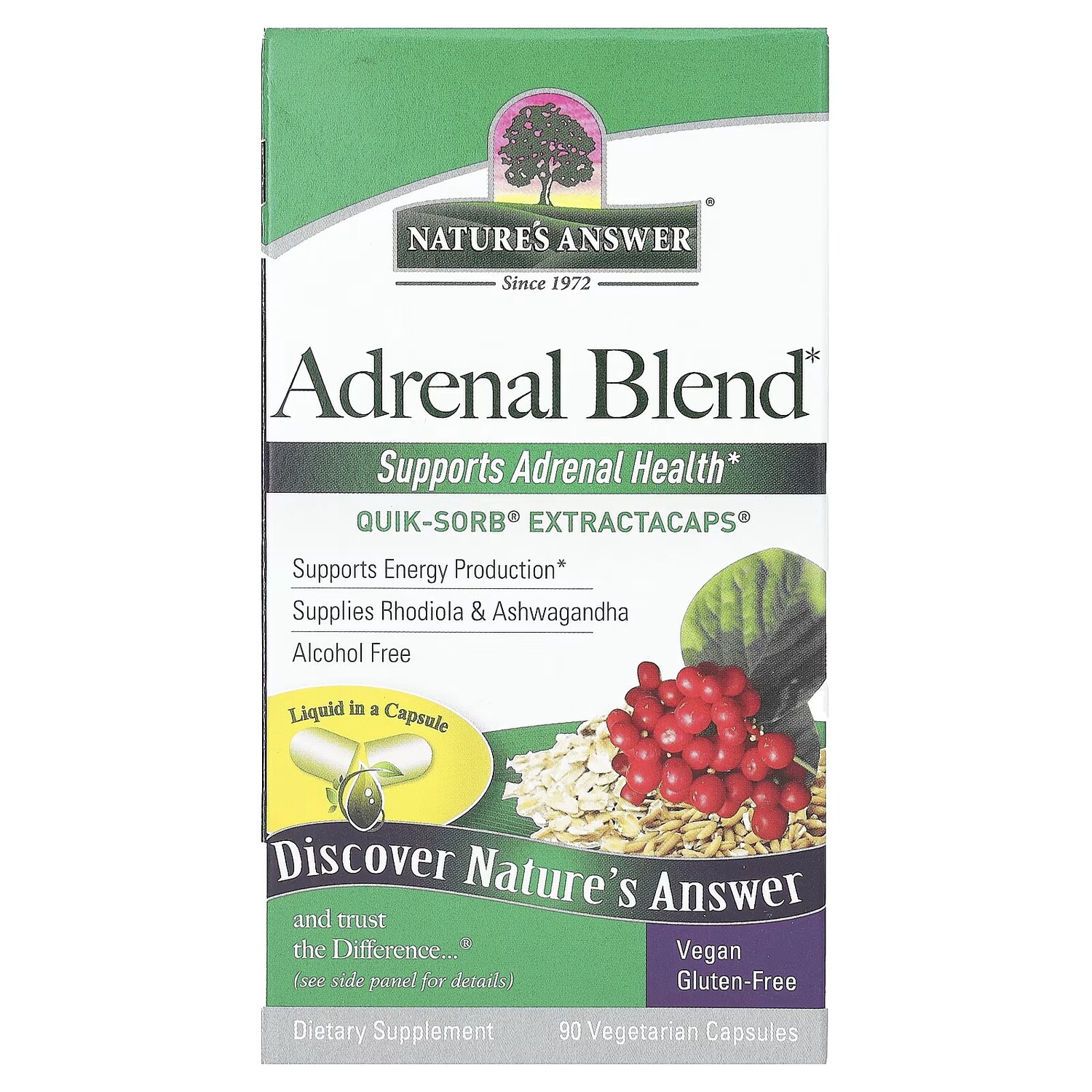 Добавка Nature's Answer Adrenal Blend, 90 капсул
Добавка Nature's Answer Adrenal Blend, 90 капсул