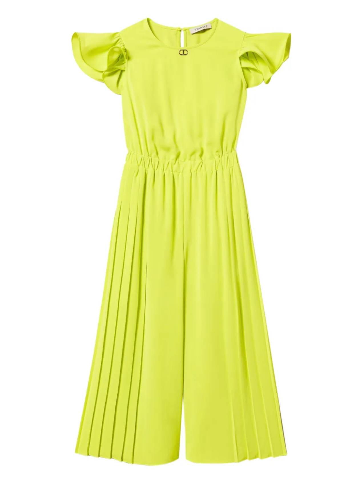 Плиссированный комбинезон с короткими рукавами TWINSET Kids, желтый
Плиссированный комбинезон с короткими рукавами TWINSET Kids, желтый