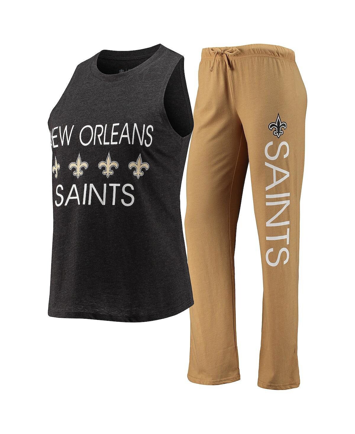 Женская черная майка New Orleans Saints Muscle и брюки для сна Concepts Sport, черный
Женская черная майка New Orleans Saints Muscle и брюки для сна Concepts Sport, черный