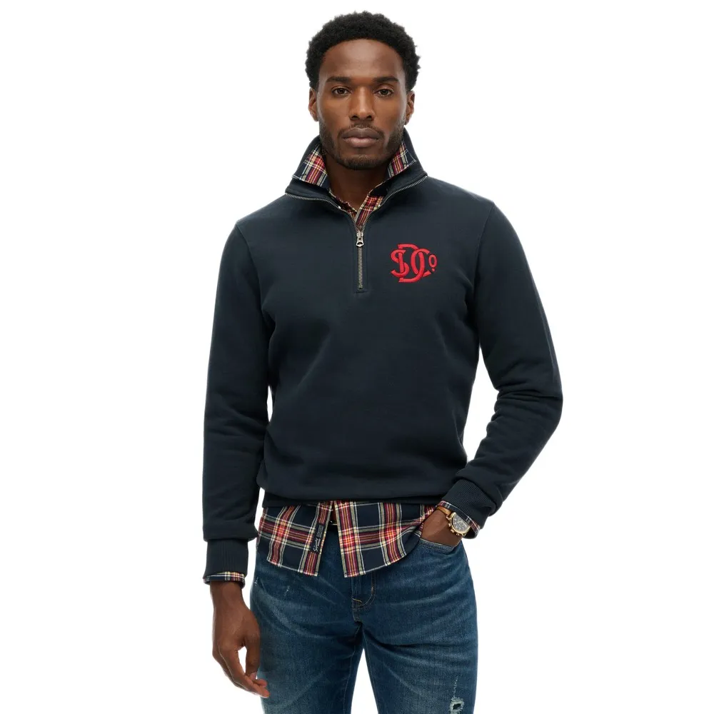 Свитер Superdry Neon с половинной молнией, синий
Свитер Superdry Neon с половинной молнией, синий