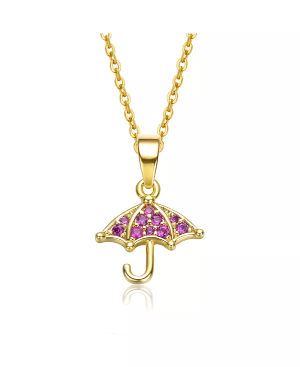 Подвеска-Подвеска в виде зонтика с кубическим цирконием, покрытая белым золотом Gigigirl, red
Подвеска-Подвеска в виде зонтика с кубическим цирконием, покрытая белым золотом Gigigirl, red