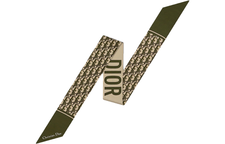 DIOR Шёлковый шарф женский зелёный, Green
DIOR Шёлковый шарф женский зелёный, Green