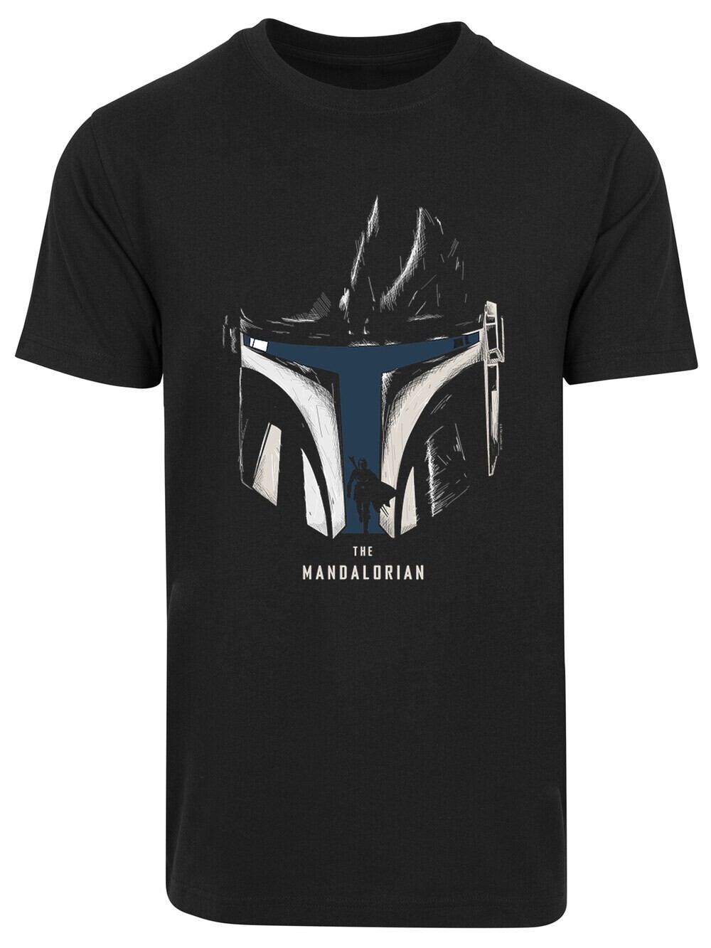 Футболка F4Nt4Stic Star Wars The Mandalorian Helmet, черный 
Футболка F4Nt4Stic Star Wars The Mandalorian Helmet, черный