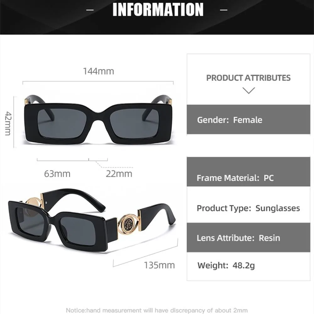 Маленькие прямоугольные солнцезащитные очки для мужчин и женщин, роскошные дорожные солнцезащитные очки в винтажном стиле, ретро, UV400 HVTVTLA, Black Gray
Маленькие прямоугольные солнцезащитные очки для мужчин и женщин, роскошные дорожные солнцезащитные очки в винтажном стиле, ретро, UV400 HVTVTLA, Black Gray