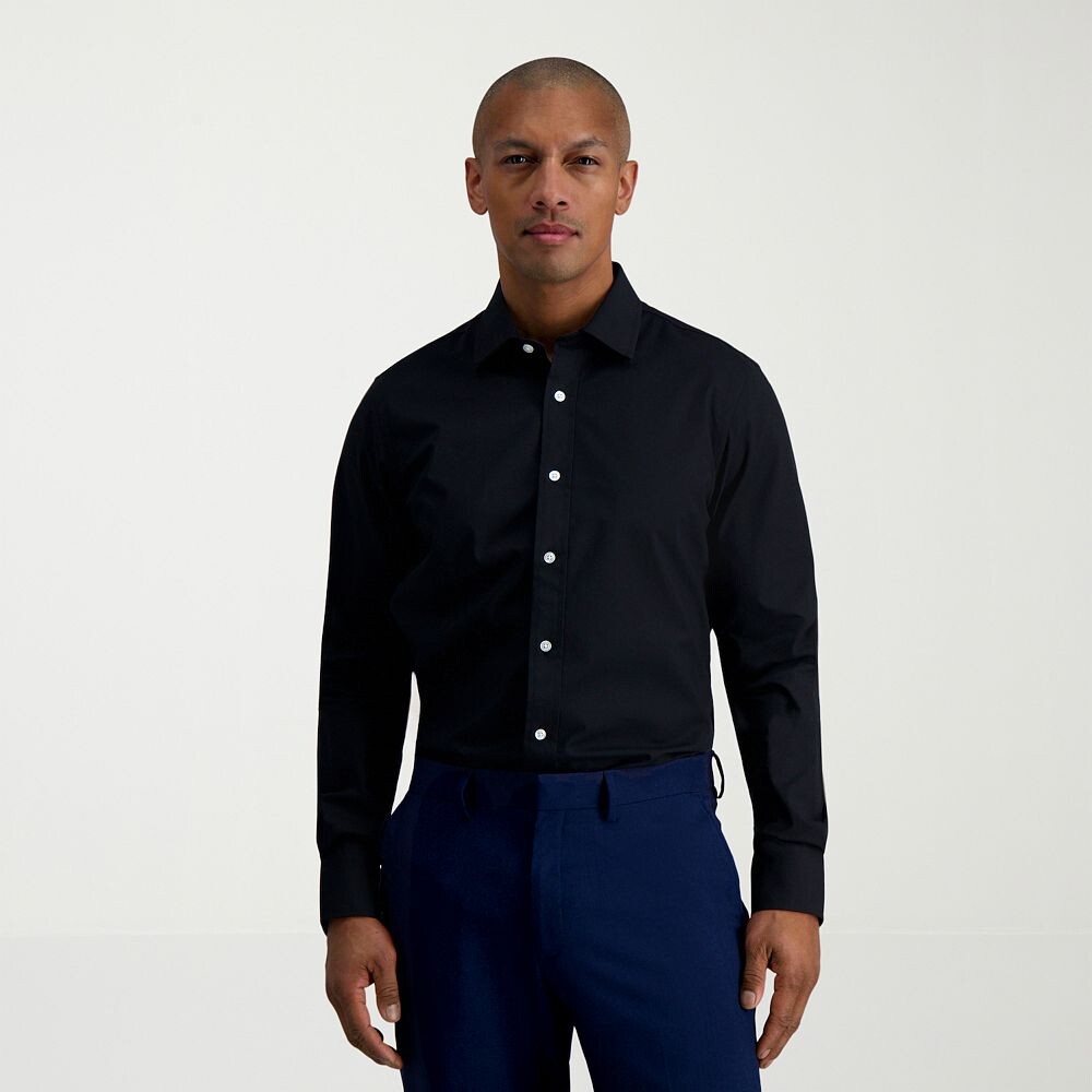 Мужская классическая рубашка узкого кроя Haggar Premium Comfort, устойчивая к морщинам, черный
Мужская классическая рубашка узкого кроя Haggar Premium Comfort, устойчивая к морщинам, черный