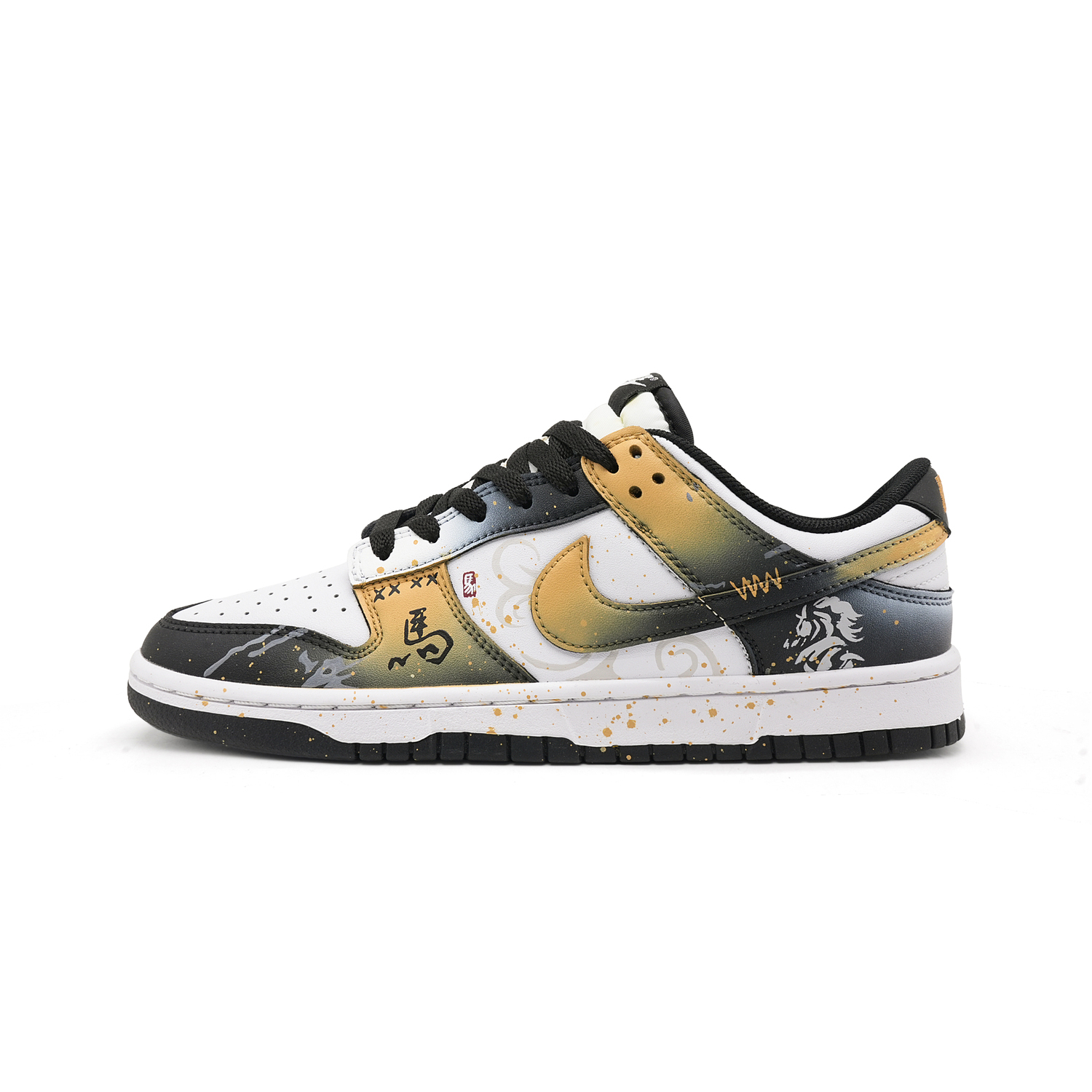 Кроссовки для скейтбординга Unisex Low top с устойчивой к истиранию кожей Nike, черный золотой
Кроссовки для скейтбординга Unisex Low top с устойчивой к истиранию кожей Nike, черный золотой